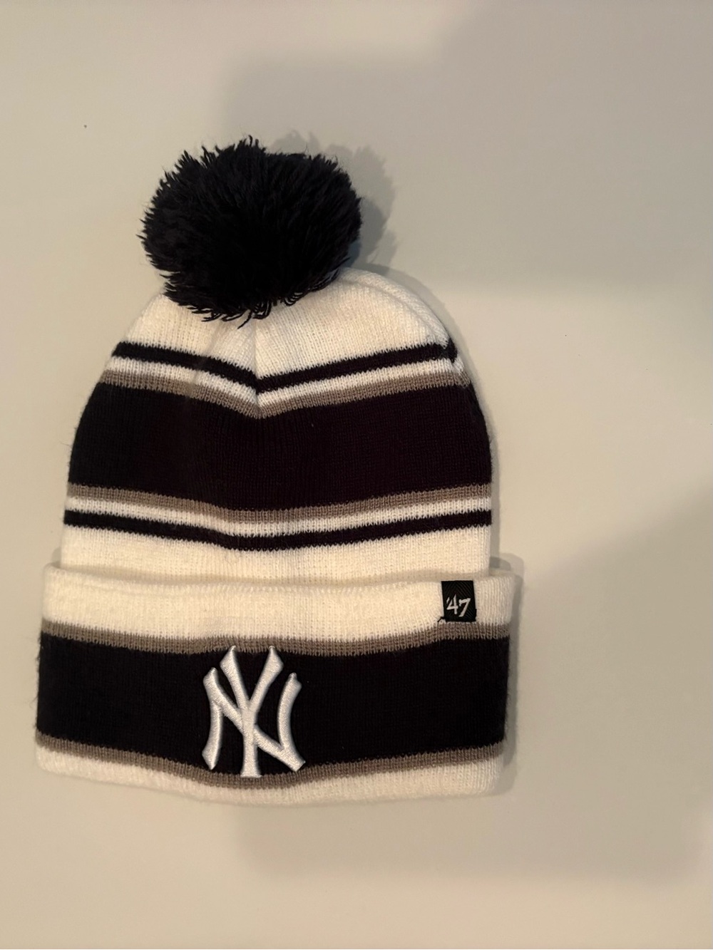 47 Kids NY Yankees Pom Beanie